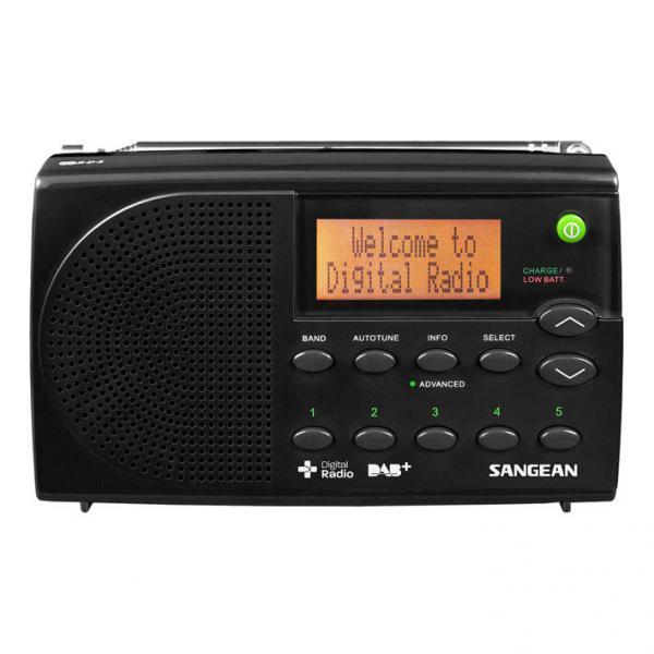 Sangean DPR-65 BASIC BLACK DAB+ / FM-RDS hordozható digitális rádióvevő
