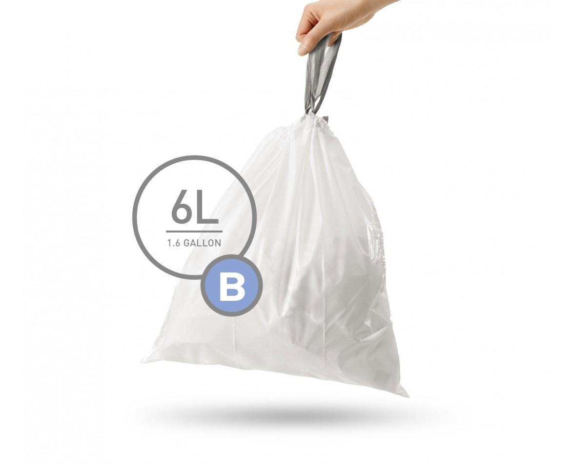 simplehuman CW0161 code B custom fit liners 1 x refill packs (24 liners)