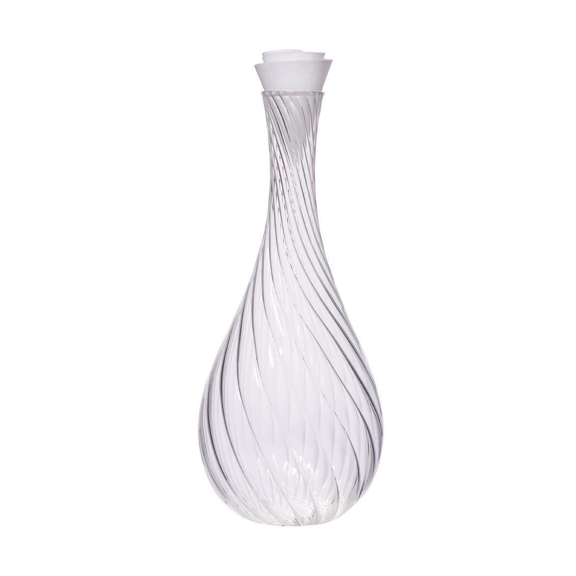L'Atelier du Vin 095434 Carafe Spirale & Bouchon Corolle