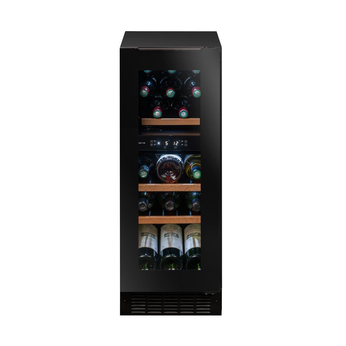 Avintage AVU18TDZA 17 bottles, 2 zones built under counter wine cellar
